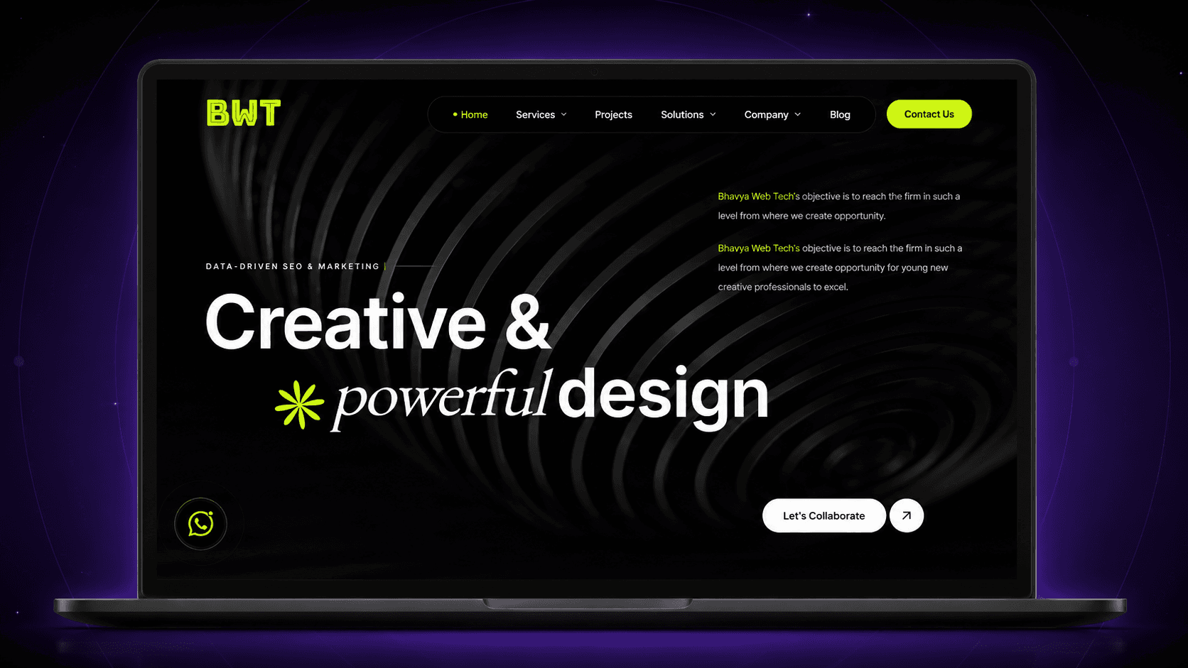 Bhavya WebTech - Agency Portal