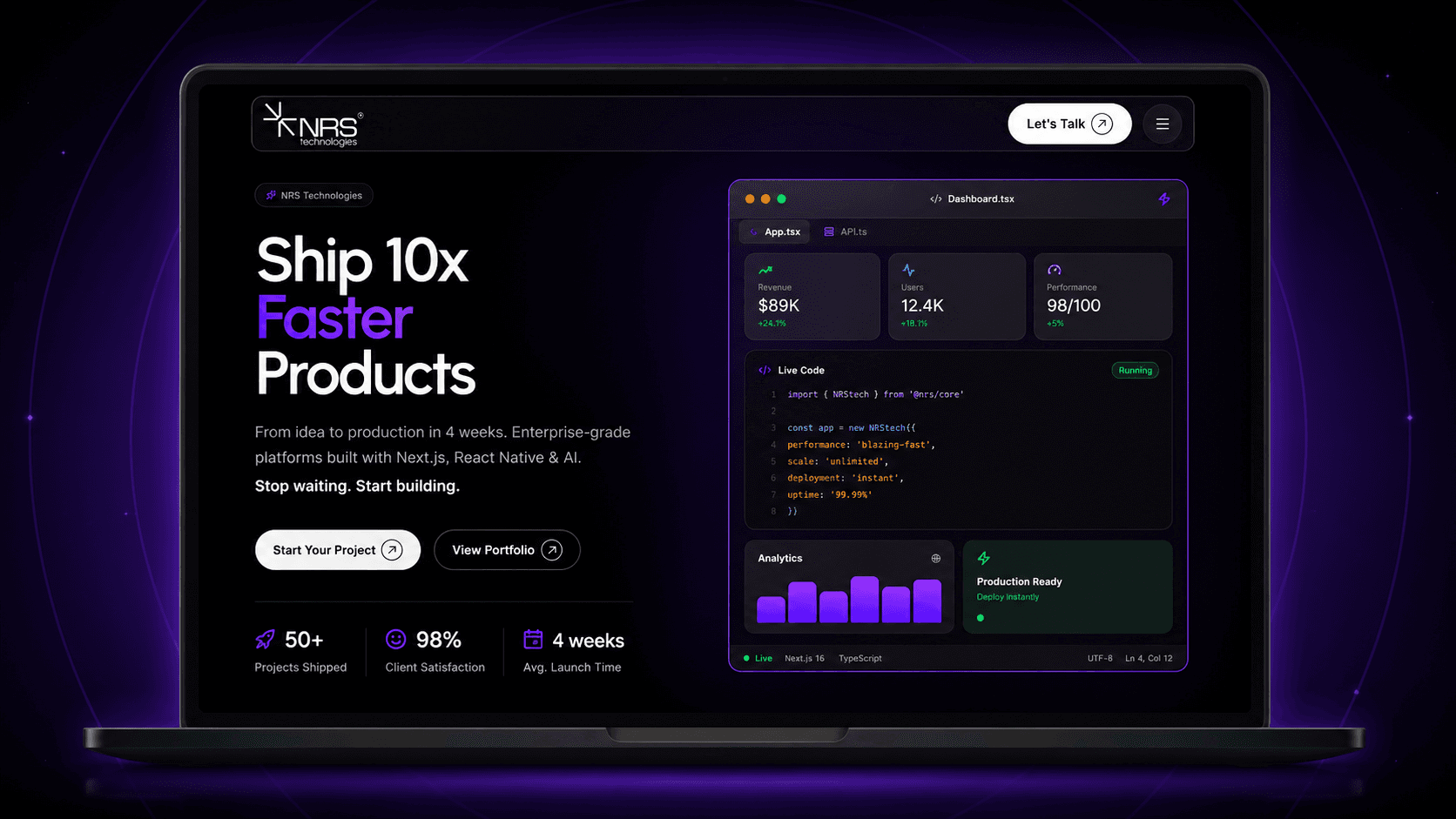 NRS Technologies - Enterprise Hub