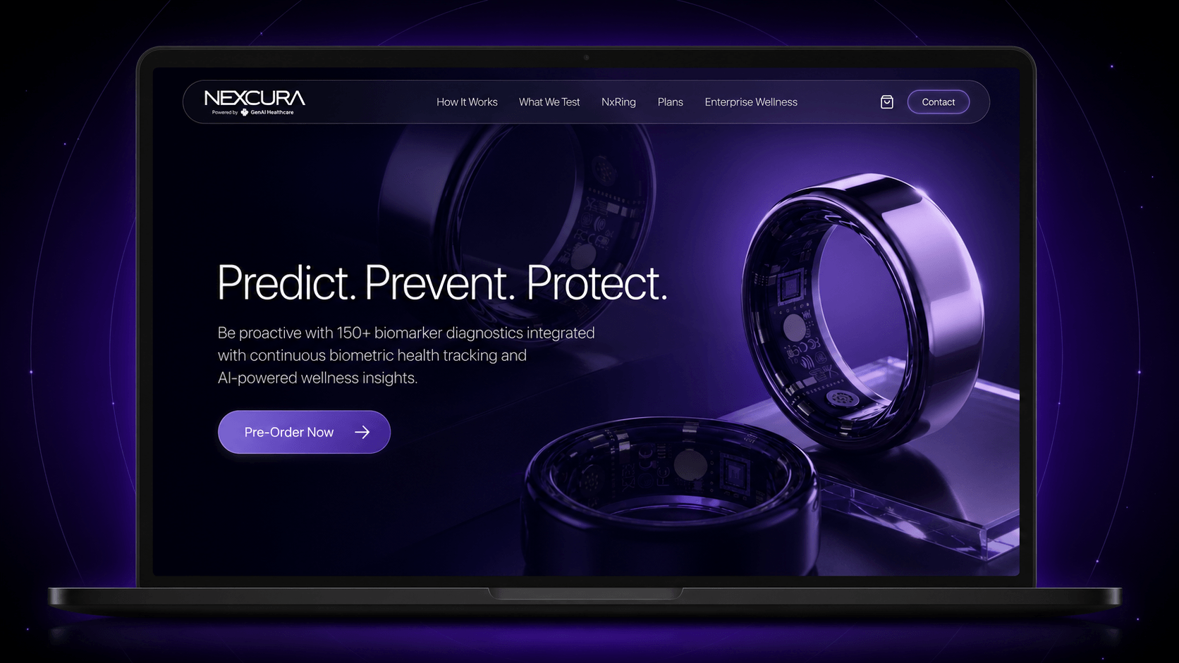 Nexcura AI - Smart Wearables eCommerce