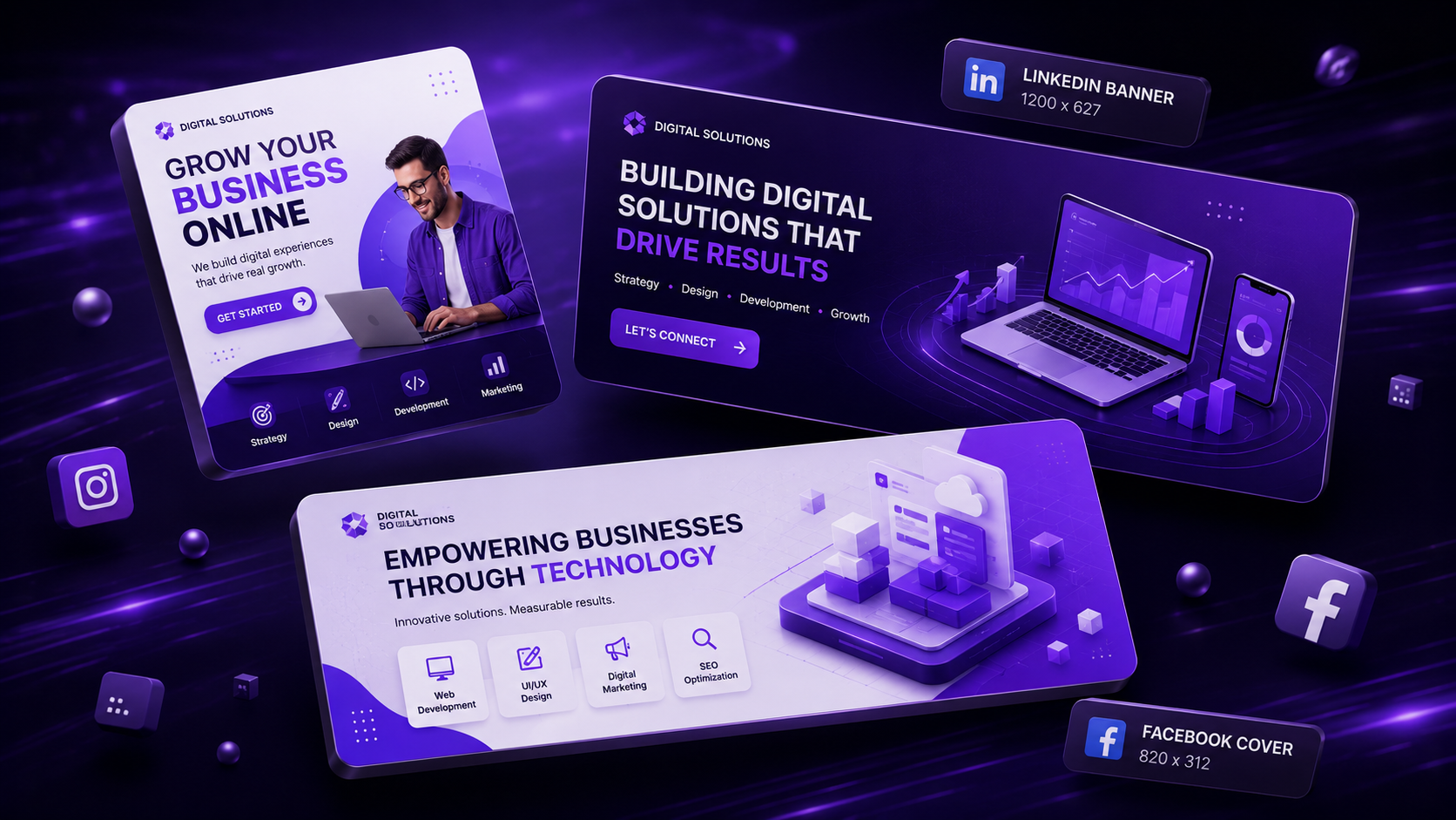 social media graphic design Hyderabad — NRS Technologies
