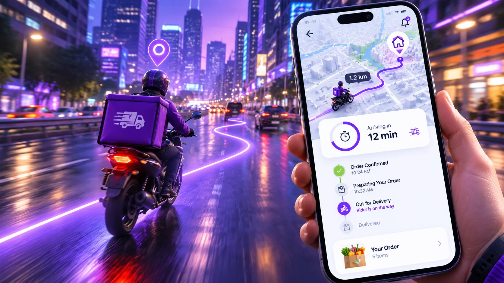 on-demand delivery app development Hyderabad — NRS Technologies